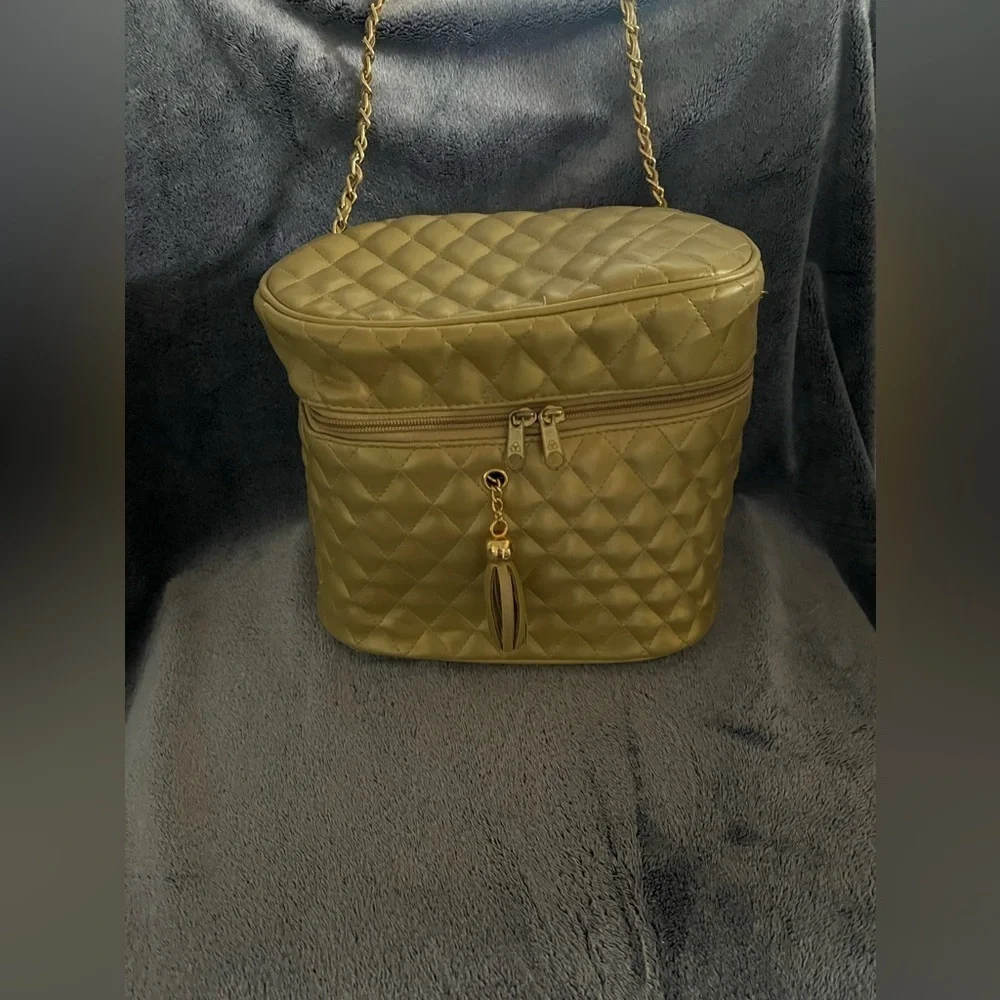 Vintage Star Collection 80s Quilted Lunch Box or Cosmetic Bag